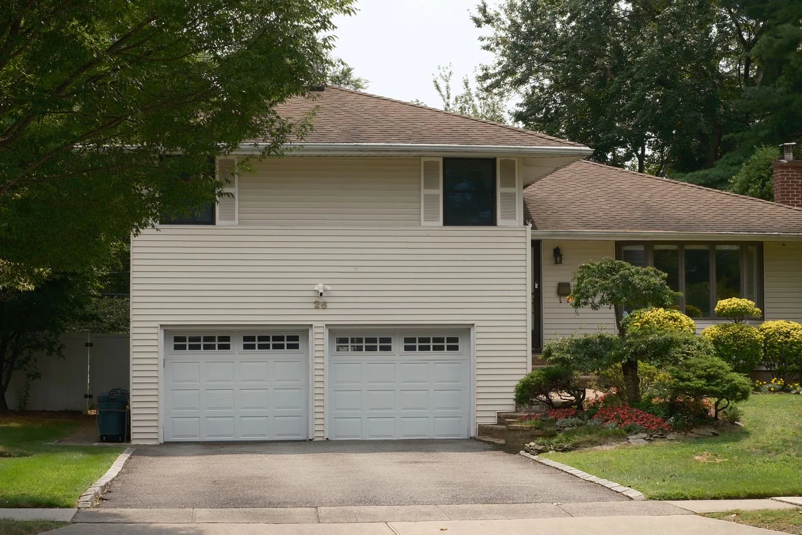 A garage door on a Redondo Beach property